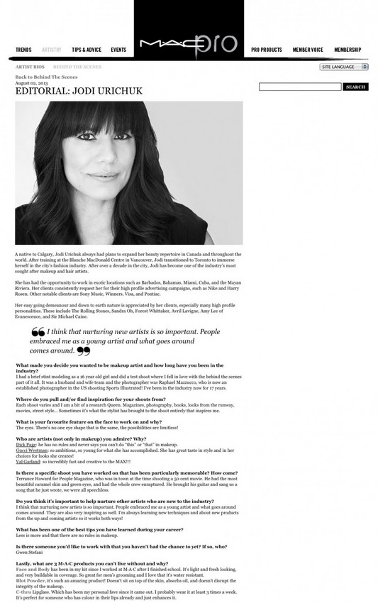 JODI URICHUK - PRESS